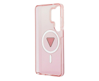 Guess Etui Gradient Triangle MagSafe do Galaxy S26 Ultra różowy - 1522703 - zdjęcie 3